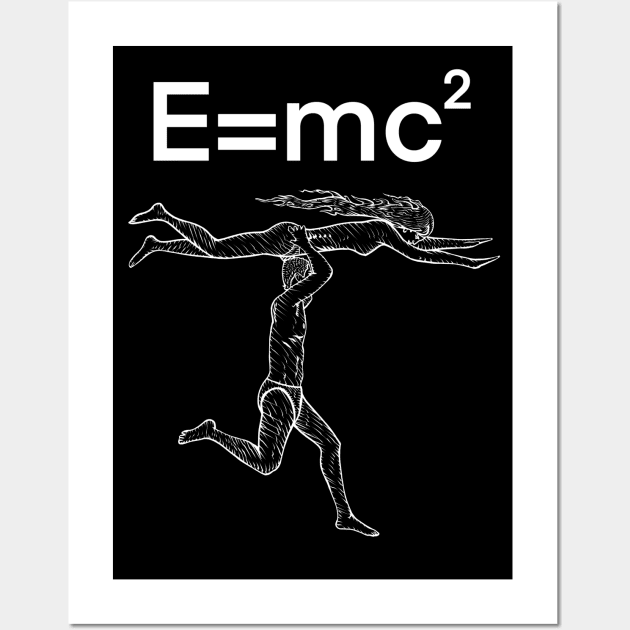 E=mc2 Wall Art by lautir